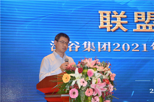 上海凌盟新材料總經理吳月平先生發言
